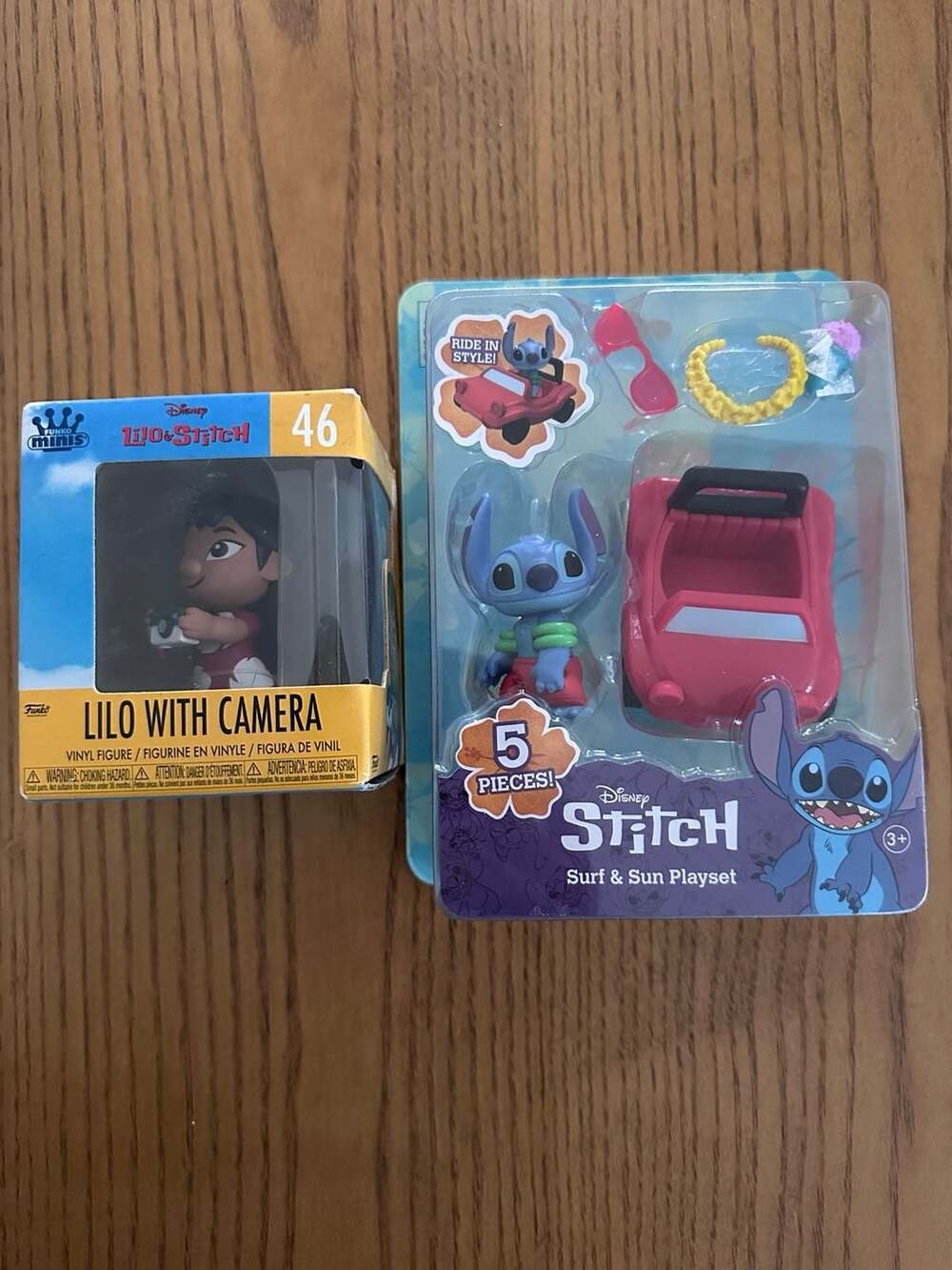 Disney Stitch Surf & Sun Playset 5 Pieces New